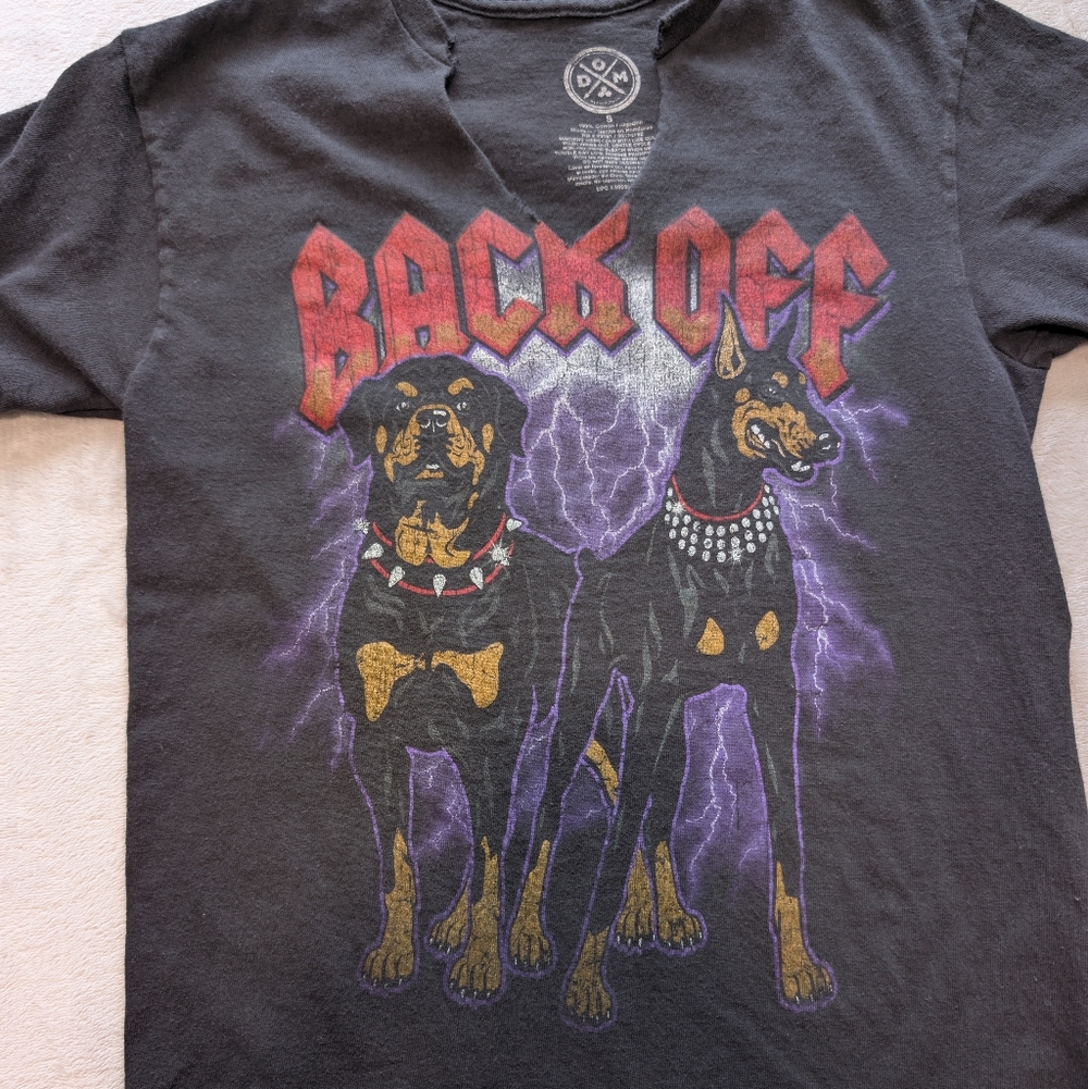 DOM Tough Dogs Grunge Distressed Street wear Skater Size S Alt Style Punk Emo image 4